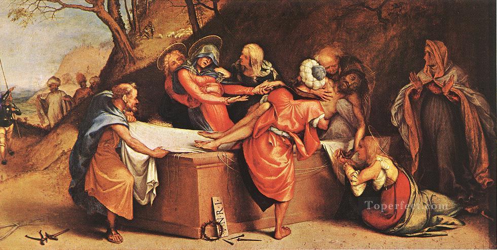 Deposition 1516 Renaissance Lorenzo Lotto Oil Paintings